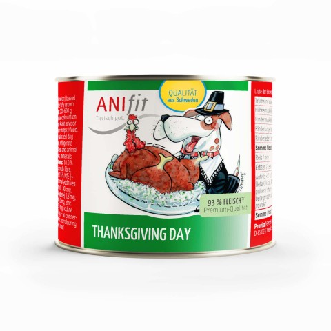 Hund Nassfutter Thanksgiving Day 200g 6 Stück -1- Anifit