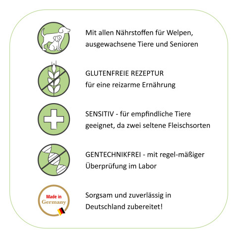 Hund Hundefutter Nassfutter RyDog Ziege&Pferd 200g 6 Stück -5- Anifit